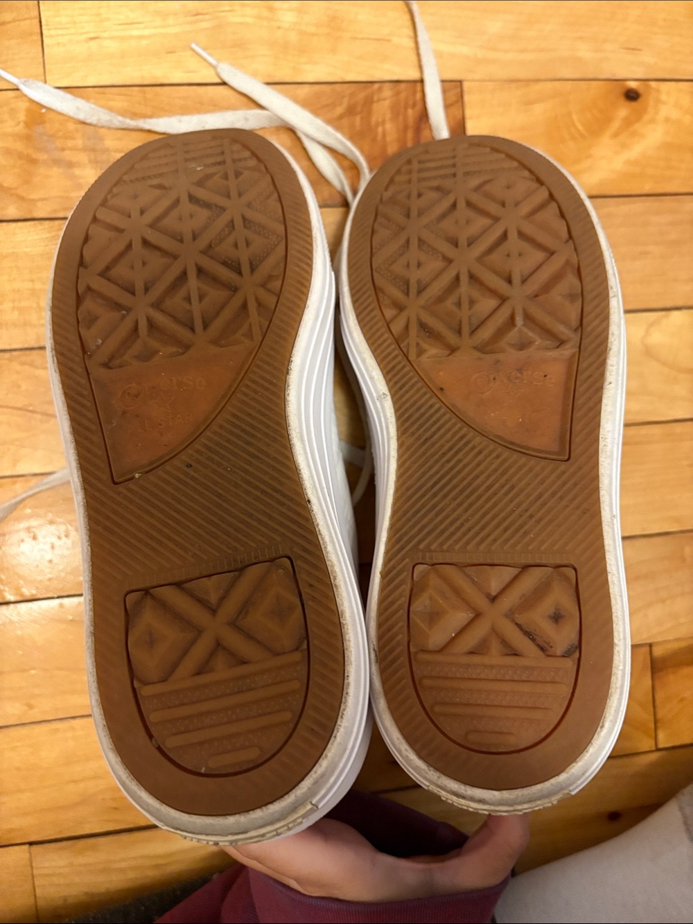 Converse Chuck Taylor All Star Lift (platform) – leather upper sneakers size 7.5 - Picture 5 of 6